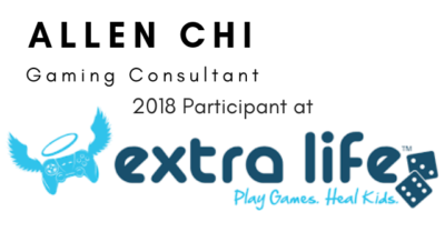 Allen Chi to Participate in Extra Life 24 Hour Charity Gaming Marathon